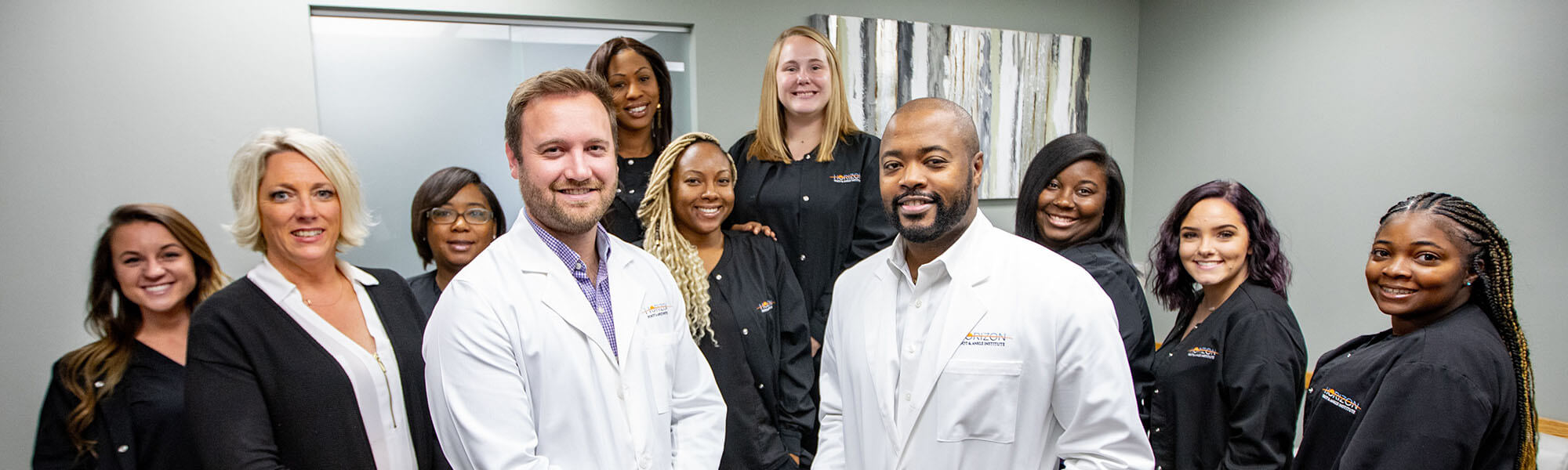 Team of doctors, practitioners & staff of Horizon Foot & Ankle. St. Louis, MO